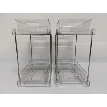 Vtopmart 2 Pack Higher Bathroom Organizer - Stylish, Sturdy, Versatile Storage