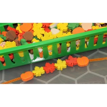 Fabulous Foam Harvest Bead Mix for Kids' Crafts - 500 Pieces