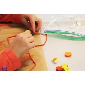 Fabulous Foam Harvest Bead Mix for Kids' Crafts - 500 Pieces