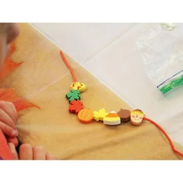 Fabulous Foam Harvest Bead Mix for Kids' Crafts - 500 Pieces