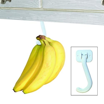 Gadjit Banana Hook Hanger - Ripen Bananas Naturally Under Cabinets