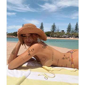 DIVAWOO Realistic Temporary Tattoo for All Occasions