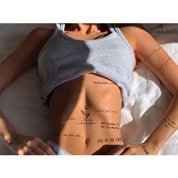 DIVAWOO Realistic Temporary Tattoo for All Occasions