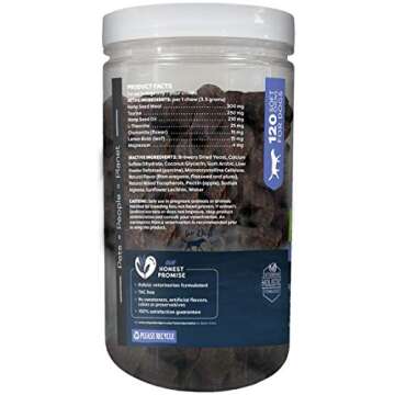 Only Natural Pet - Natural Hemp Soft Chew Bites for Dog Stress & Anxiety Relief - L-Theanine, Chamom...