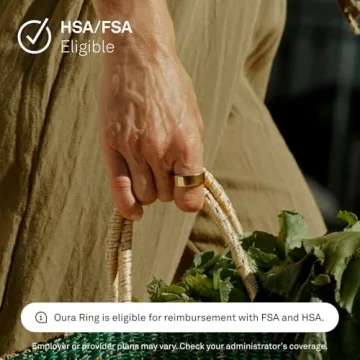 Oura Ring 4 - Gold Smart Ring with Health Tracking