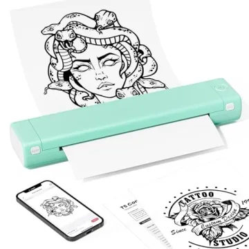 Phomemo M08F Portable Printers Wireless for Travel, Support 8.5" X 11" US Letter,Bluetooth Thermal P...