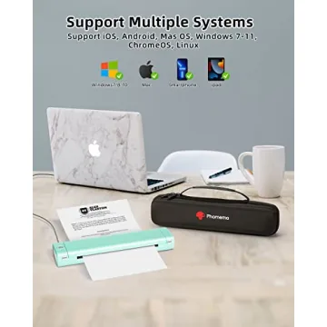Phomemo M08F Wireless Blues Portable Printer for Travel