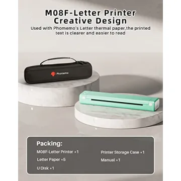 Phomemo M08F Wireless Blues Portable Printer for Travel
