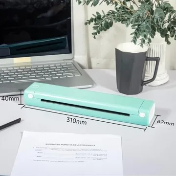 Phomemo M08F Wireless Blues Portable Printer for Travel
