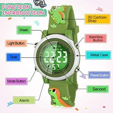 Viposoon Boys Gifts Age 3 4 5 6, Boys Watches Ages 3-8 Educational Toys for 3+ Year Old Boys Valenti...