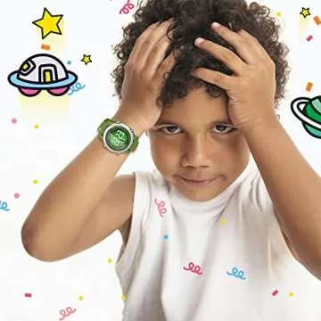 Viposoon Boys Gifts Age 3 4 5 6, Boys Watches Ages 3-8 Educational Toys for 3+ Year Old Boys Valentine's Day Gifts for Children Stocking Stuffers for Toddlers 3-8 Years