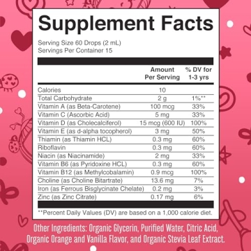 MaryRuth Toddler Multivitamins | Organic Liquid Drops for Kids