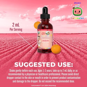 MaryRuth Toddler Multivitamins | Organic Liquid Drops for Kids