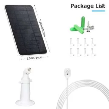 Reliable Solar Panel Charger for Arlo Cameras | IP67 Waterproof