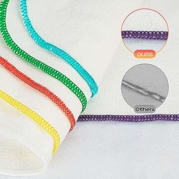 FAMOPLAY 54 Packs Flannel Reusable Baby Wipes Cloth Wipes with Blue Wipes Dispenser, Reusable & Natural Skin-Friendly Cloth Baby Wipes, Body Face Hand Washcloth Essential for Cloth Diapers