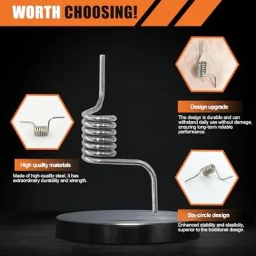 MHY62044106 Refrigerator Door Spring - 2 Pcs Replacement