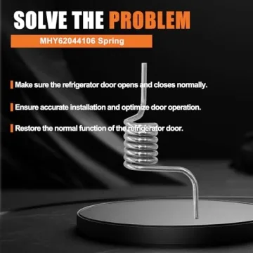 MHY62044106 Refrigerator Door Spring - 2 Pcs Replacement