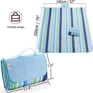 FashionLive Extra Large Waterproof Beach Blanket