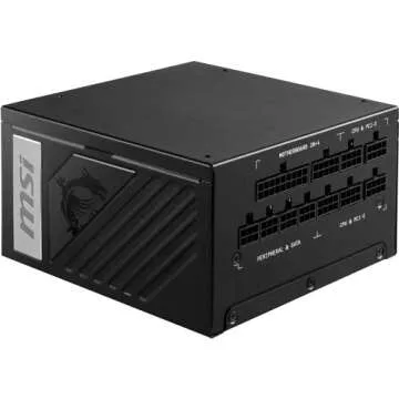 MSI MPG A1000G 1000W Gaming Power Supply - 80 Plus Gold Certified