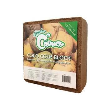 Hydro Crunch Coir Block - Premium 2.5 Cubic Ft Growing Media