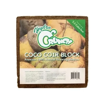 Hydro Crunch Coir Block - Premium 2.5 Cubic Ft Growing Media