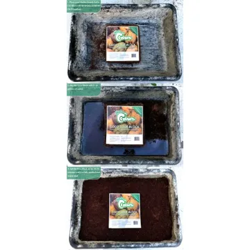 Hydro Crunch Coir Block - Premium 2.5 Cubic Ft Growing Media