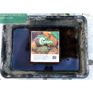 Hydro Crunch Coir Block - Premium 2.5 Cubic Ft Growing Media