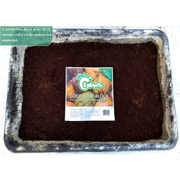 Hydro Crunch Coir Block - Premium 2.5 Cubic Ft Growing Media
