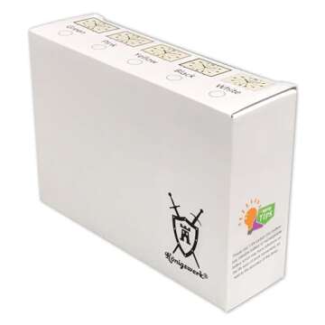 Königswerk Analog Alarm Clock, 6 inch Silent Non Ticking Small Clock with Night Light, Battery Operated Simply Design for Bedroom, Bedside, Living Room, Room Decor, Desk, Table (Yellow)