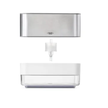 OXO Good Grips Stainless Steel Soap Dispensing Sponge Holder