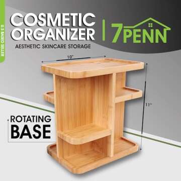 7Penn Bathroom Cosmetic Organizer - Stylish & Functional