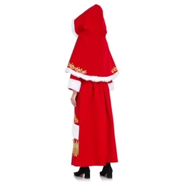 Elegant VAPICK Mrs Claus Costume 3PCS Plus Size Outfit