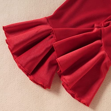 Toddler Baby Girl Valentine's Day Outfit with Flare Pants