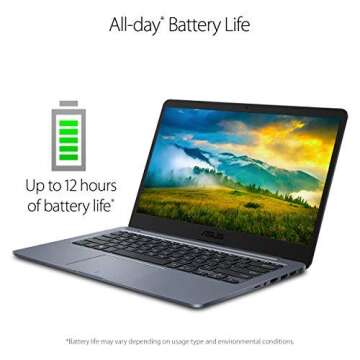 ASUS Laptop L406 Thin and Light Laptop, 14” HD Display, Intel Celeron N4000 Processor, 4GB RAM, 64...