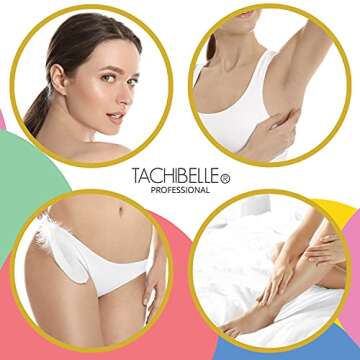 Tachibelle 100 Wooden Wax Sticks for Sensitive Areas