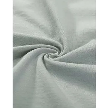 CRZ YOGA Womens Pima Cotton Racerback Workout Tank Tops Scoop Neck Athletic Loose Sleeveless Shirts Jade Grey Small