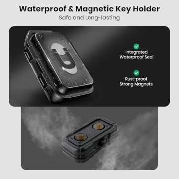 Magnetic Key Holder: Waterproof Secure Car Key Hider
