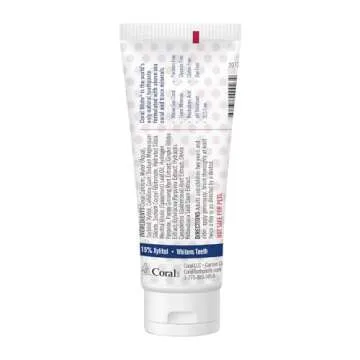 Coral White Kids Bubble Berry Fluoride Free Toothpaste - 4 Ounces (1 Pack)