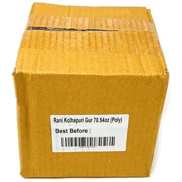 Asian Kitchen Kolhapuri Gur Vegan Jaggery 17.5oz Jar