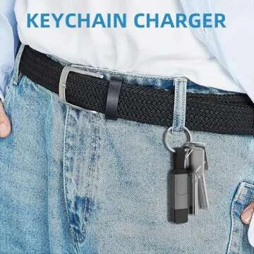 ZONLELE 4-in-1 Multi Charging Cable for iPhone and Laptops