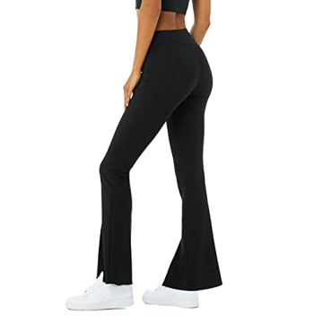 Women's Crossover Bootcut Yoga Pants - Stylish & Comfortable