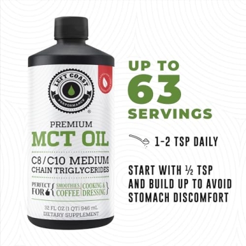 Coconut MCT Oil for Energy & Focus - 32 Fl Oz - 60+ Servings