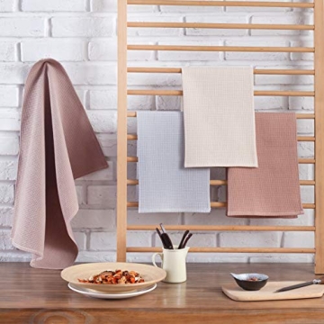 PY HOME & SPORTS 100% Cotton Waffle Kitchen Towel Set