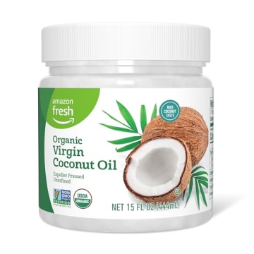 Buy Amazon Fresh Organic Virgin Coconut Oil 15 Fl Oz Today!