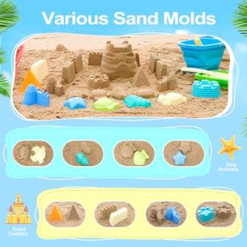 GAPER GO Foldable Kids Beach Bucket Set for All Ages