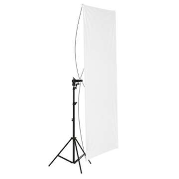 Neewer 35" x 70"/ 90 x 180cm Photo Studio Gold/Silver & Black/White Flat Panel Light Reflector with 360 degree Rotating Holding Bracket and Carrying Bag