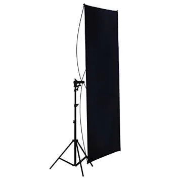 Neewer 35" x 70"/ 90 x 180cm Photo Studio Gold/Silver & Black/White Flat Panel Light Reflector with 360 degree Rotating Holding Bracket and Carrying Bag