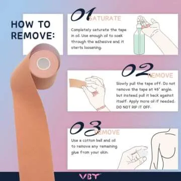 VBT Boob Tape - Ultimate Breast Support Kit for All Sizes