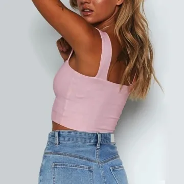 Stylish Abardsion Women's Sexy Sleeveless Crop Top