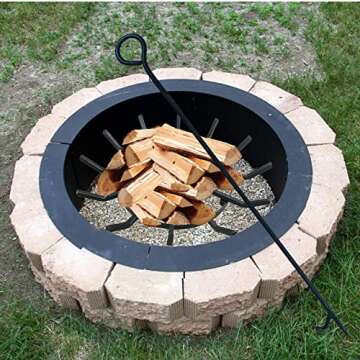 Heavy Duty 40 Inch Fireplace Poker - Durable & Stylish